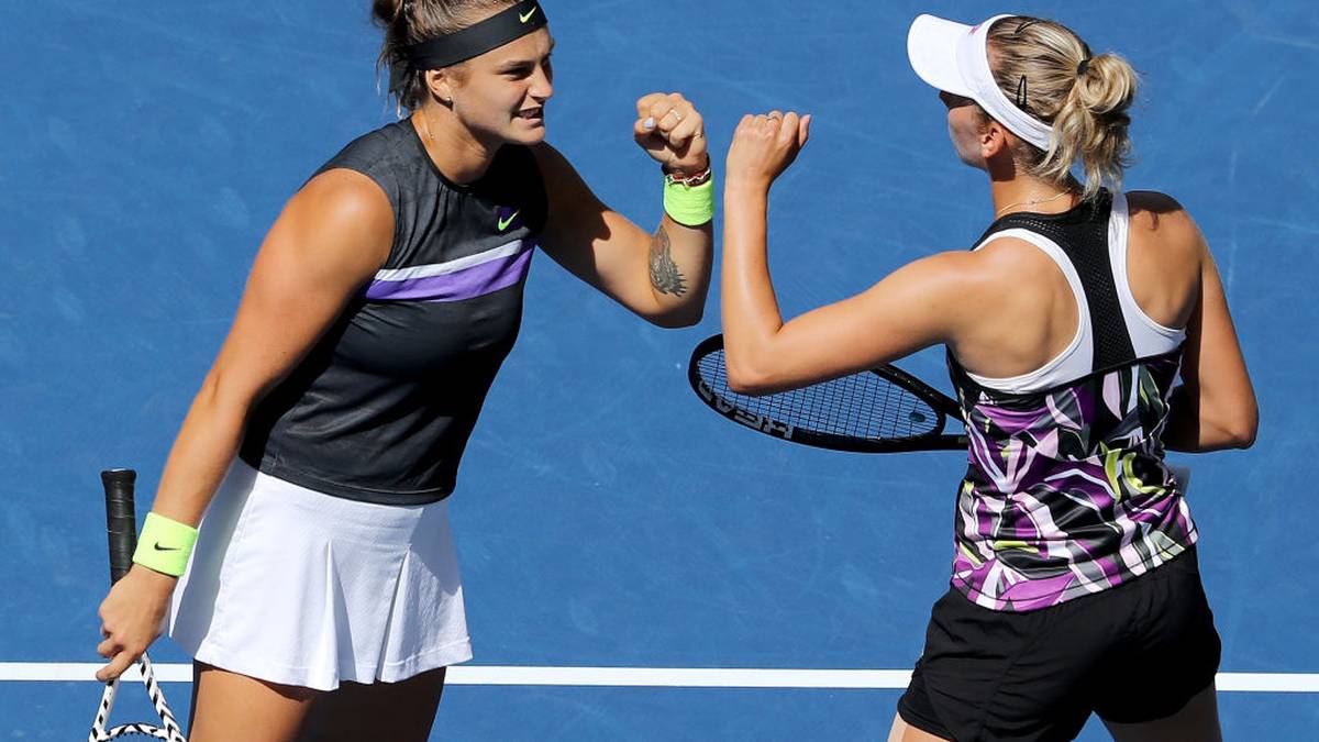 Us Open Elise Mertens Und Aryna Sabalenka Triumphieren Im Damendoppel