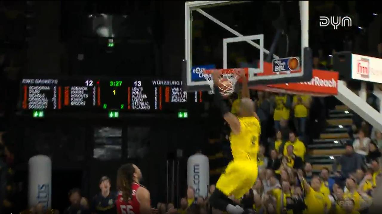 Monster-Dunk! Oldenburg dreht gegen Würzburg auf I BBL-Highlights im Video