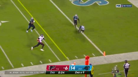 Die Atlanta Falcons können doch noch siegen. Im Thursday Night Game schlagen sie die Carolina Panthers - auch weil Quarterback Matt Ryan schnelle Beine beweist.
