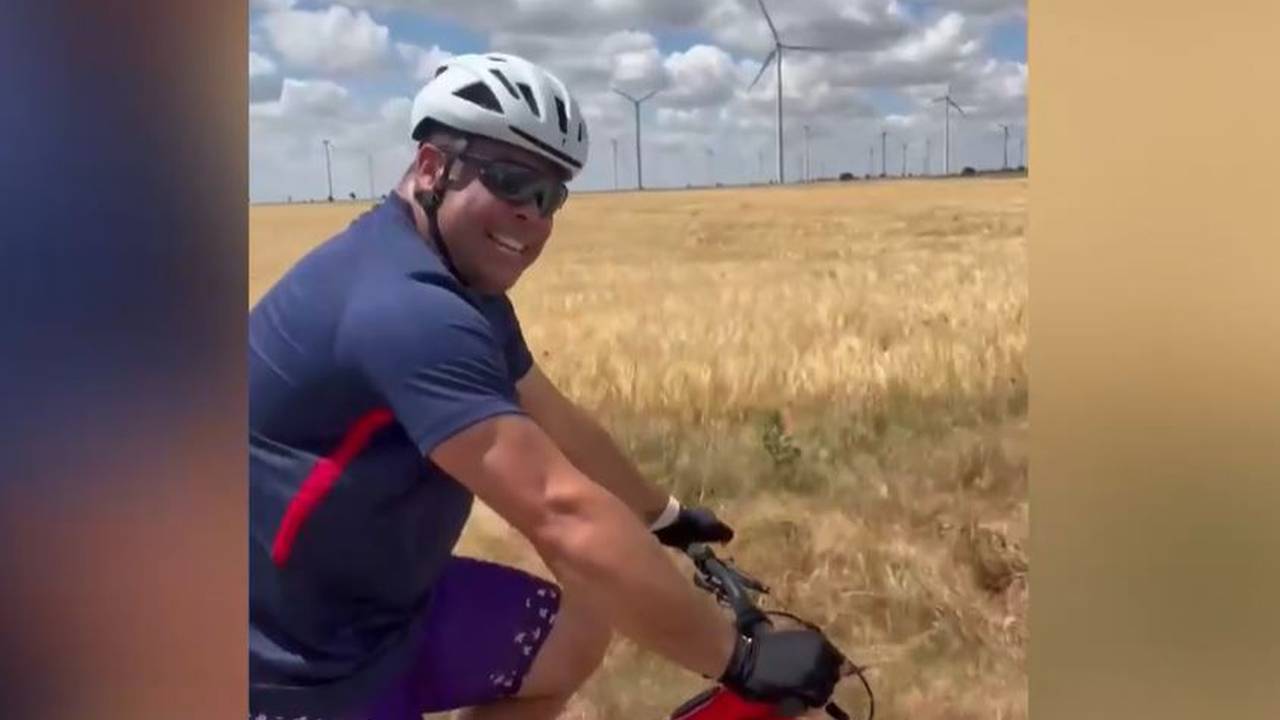 500 Kilometer auf dem Rad! Brasilien-Ikone Ronaldo löst irre Wette ein