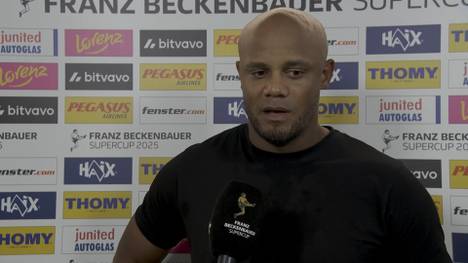 Der FC Bayern gewinnt den Supercup gegen den VfB Stuttgart. Trainer Vincent Kompany schwärmt vor allem von einer Sache.