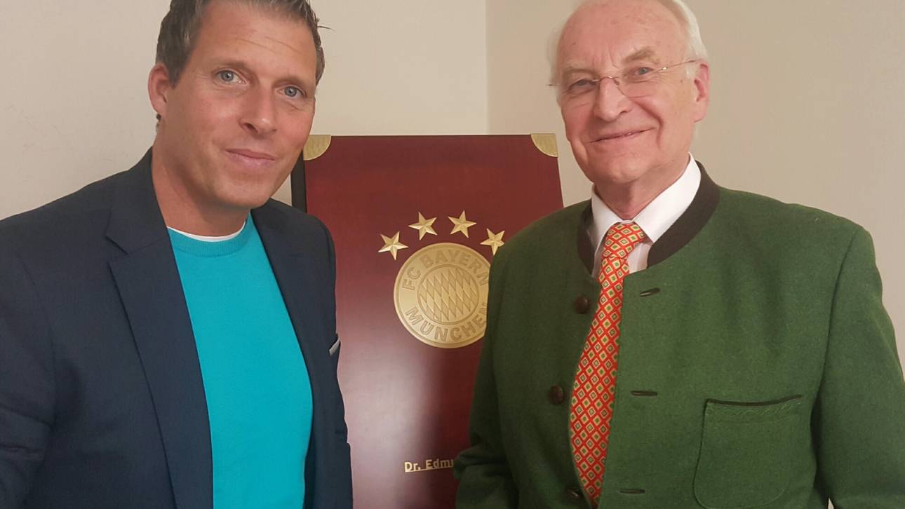Christian Ortlepp und Edmund  Stoiber
