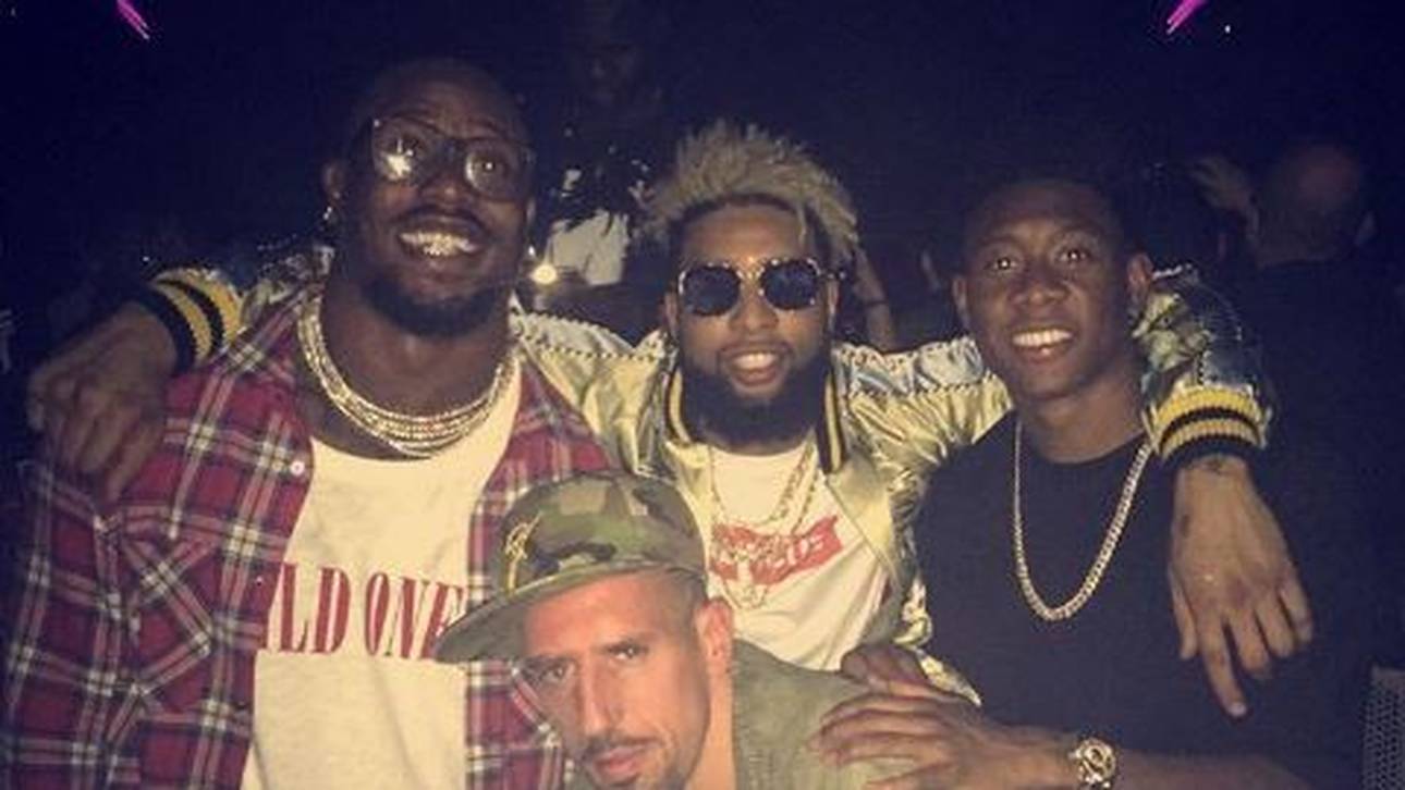 Bayern-Stars auf Kurzurlaub in Paris