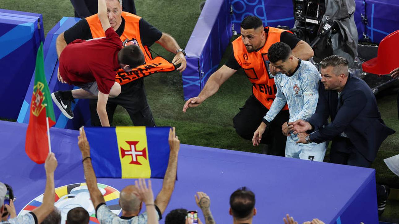 Völlig verrückte Szene um Ronaldo!