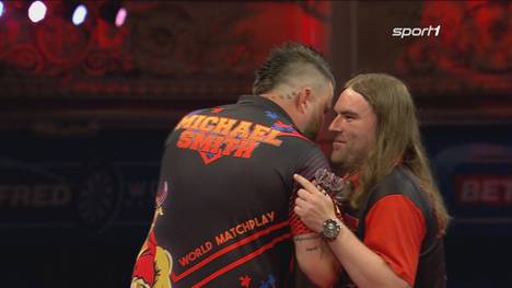 Michael Smith steht beim World Matchplay in Runde 2. Nach dem Sieg gegen Landsmann Ryan Searle wartet nun Gabriel Clemens oder Jose de Sousa auf den Engländer. 