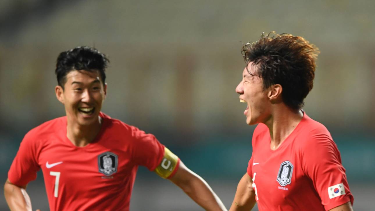 Son mit Südkorea im Halbfinale