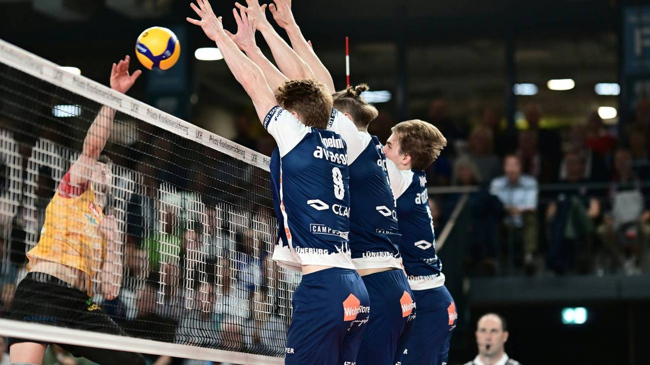 Volleyball: Auch Lüneburg startet mit Sieg in Champions League
