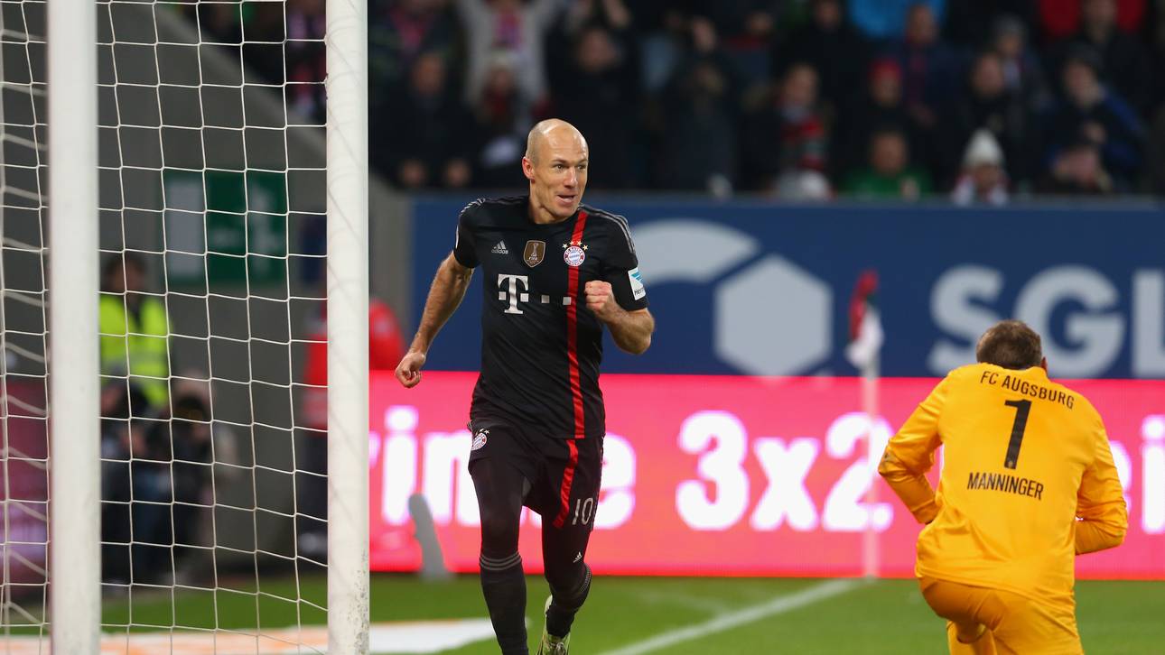 Robben brilliert in Augsburg