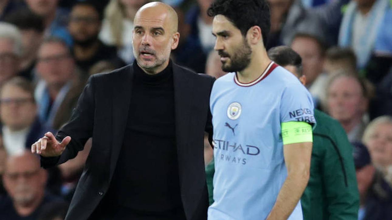 Bei Manchester City überraschte Coach Pep Guardiola mit harten Worten über Ilkay Gündogan