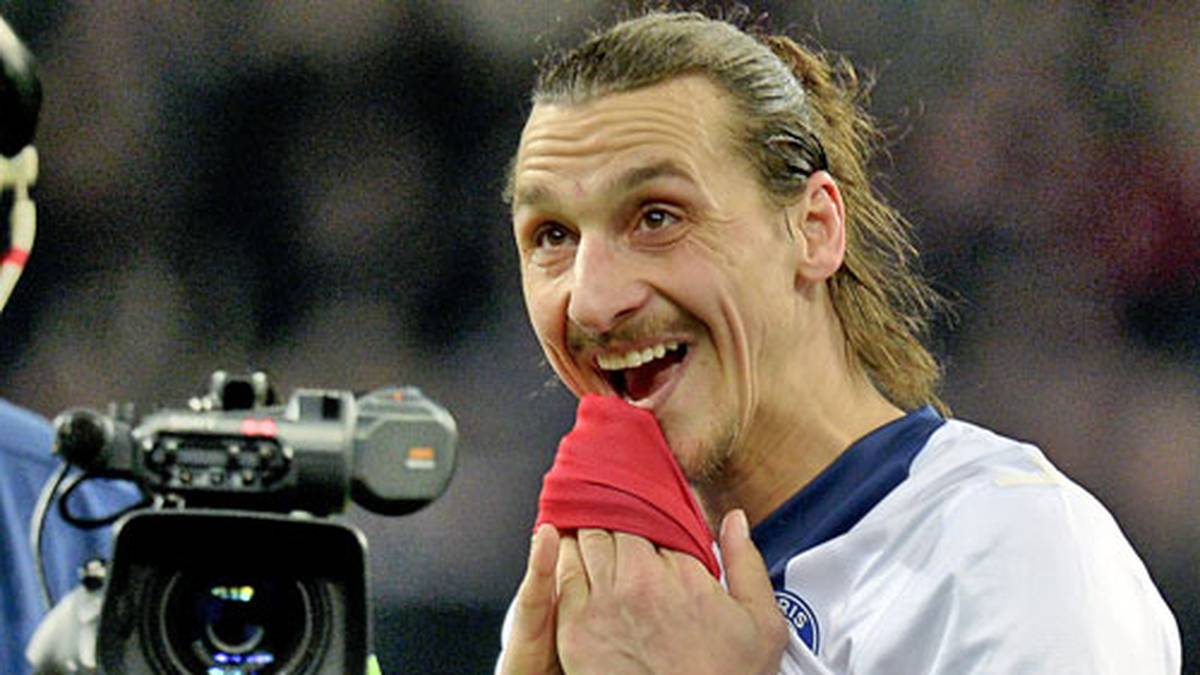 "Ich weiß nicht, wer es ist. Aber wenn ich sie finde, werde ich mit ihr ausgehen", sagt Ibrahimovic auf die Frage nach der schönsten Frau der Welt