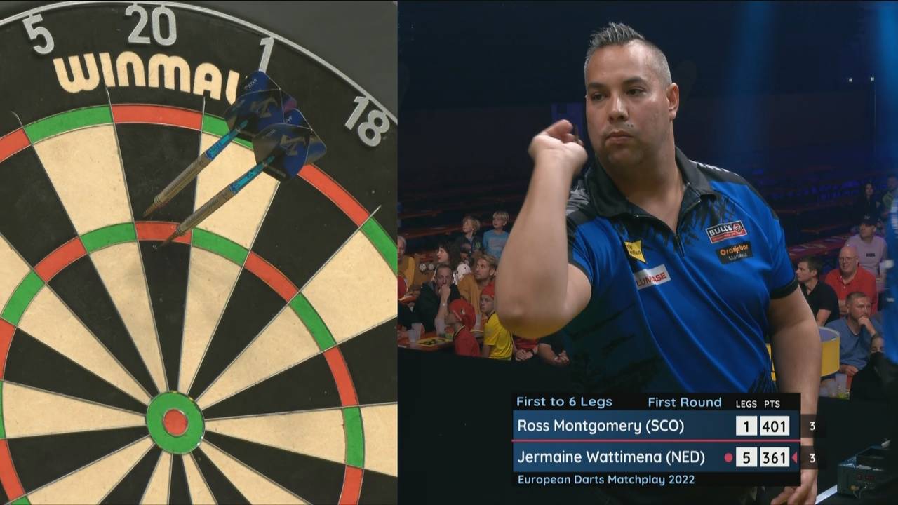 European Darts Matchplay: Jermaine Wattimena schlägt Ross Montgomery deutlich