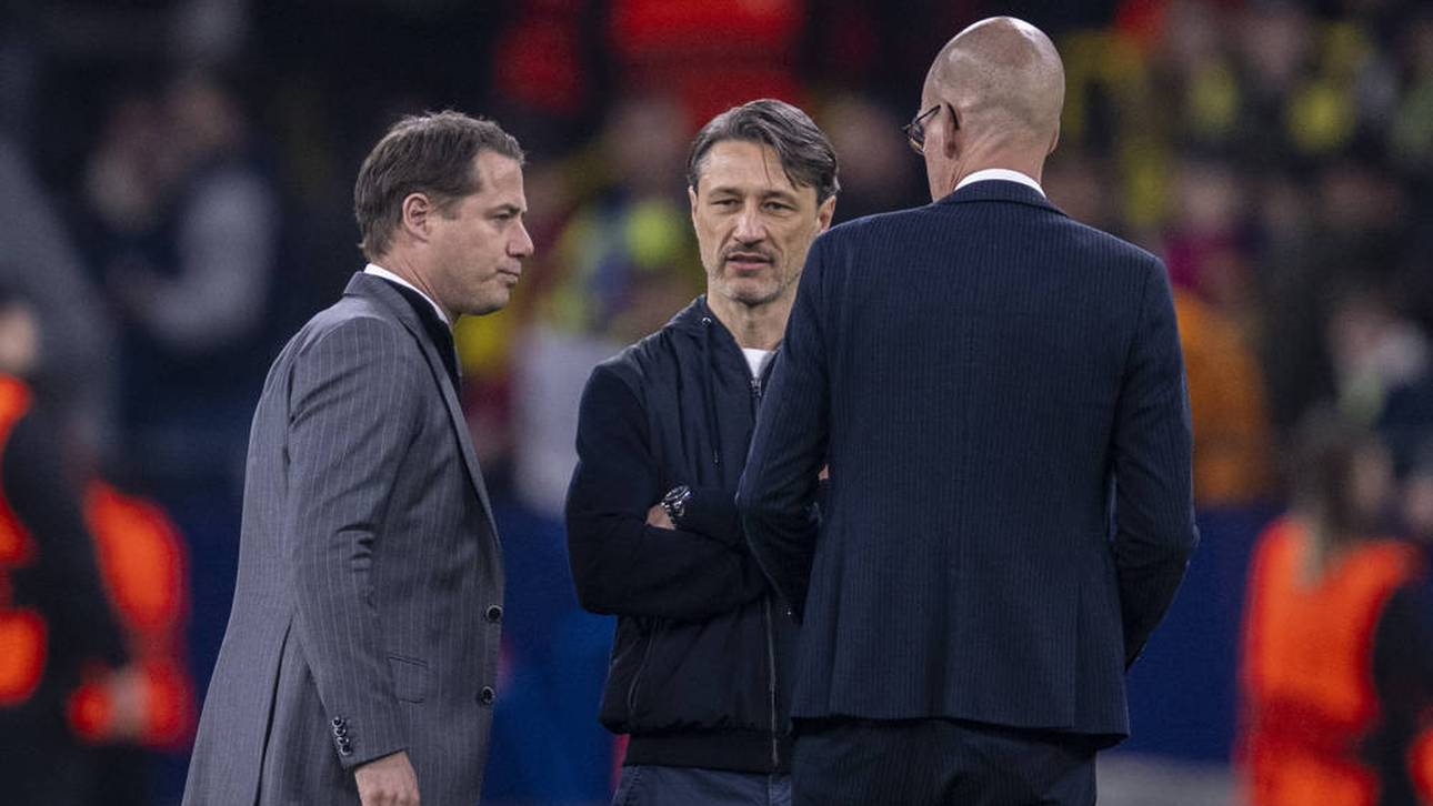 Lars Ricken (l.) verteidigt Niko Kovac (M.)