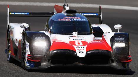 Der Toyota Hybrid-Rennwagen beim 6 Stunden Rennen in Spa-Francorchamps
