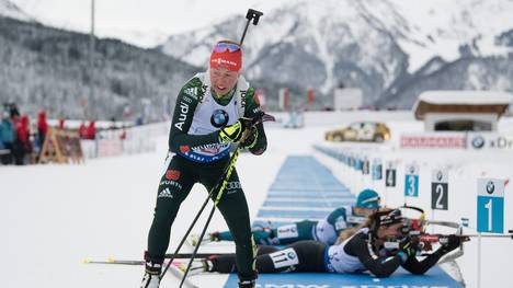 Laura Dahlmeier beim Biathlon-Weltcup Hochfilzen