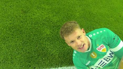Christian Dingert hat das DFB-Pokalfinale als Schiedsrichter geleitet - begleitet wurde er von der Schiedsrichter-Kamera.