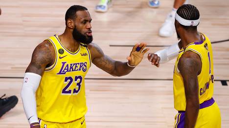 LeBron James und die Los Angeles Lakers stehen nach dem nächsten Sieg gegen die Miami Heat dicht vor dem Titel in der NBA 