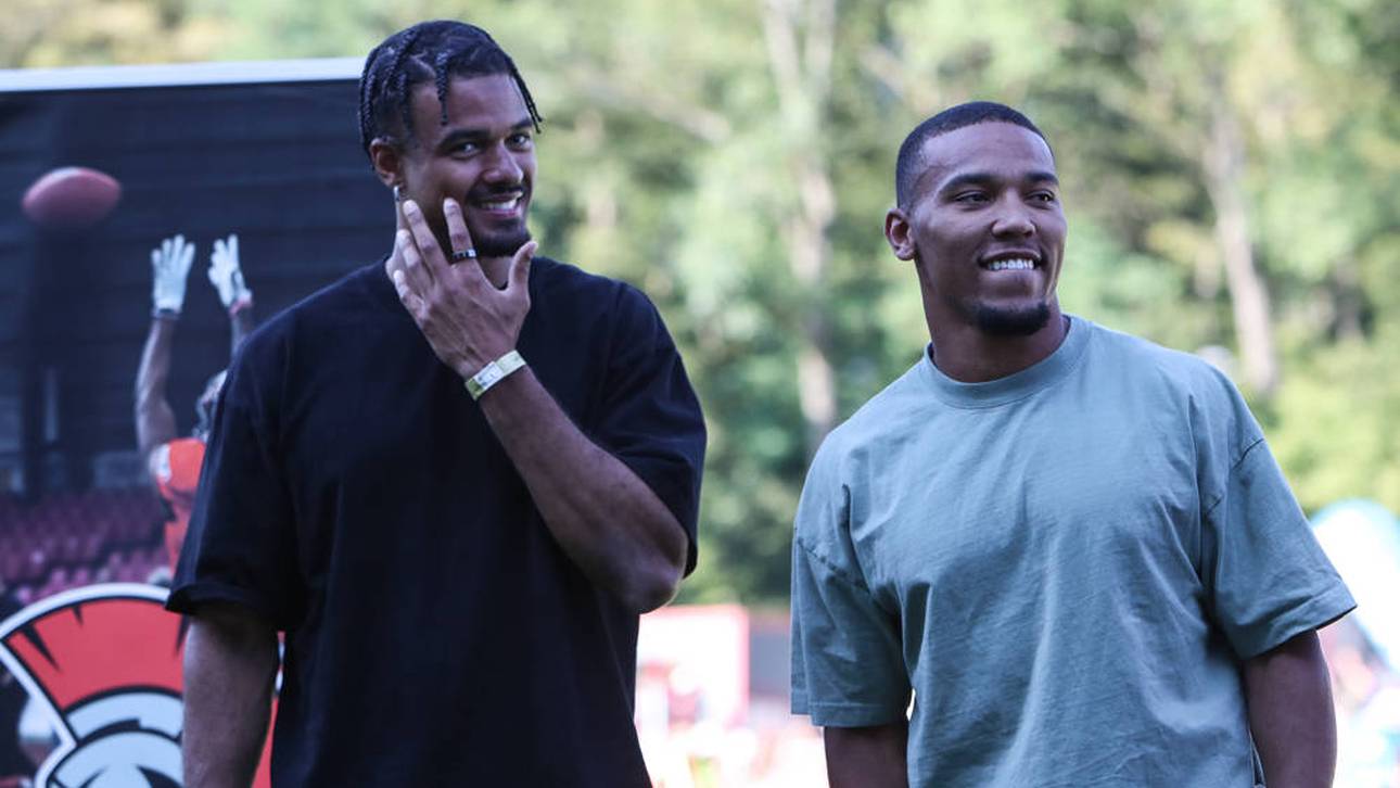Equanimeous und Amon-Ra St. Brown sind Flag Football Botschafter