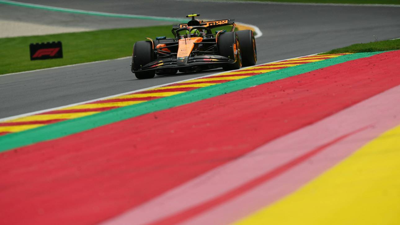 Piastri geschlagen: Norris holt die Pole in Belgien