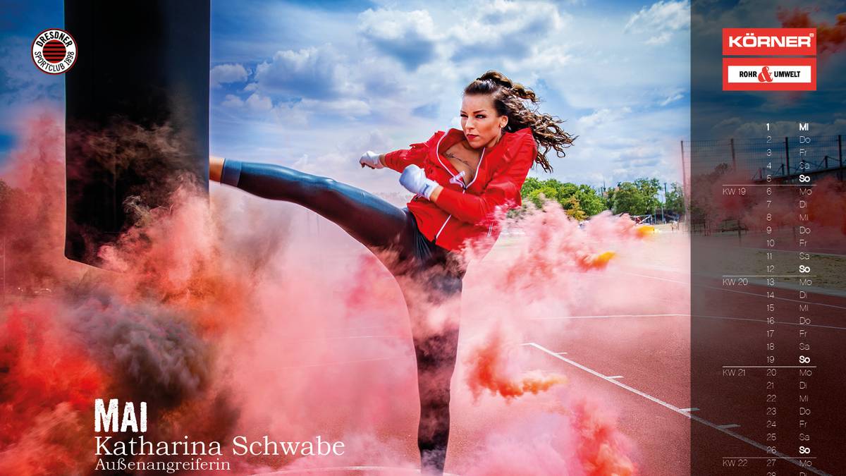 Eine der dienstältesten Spielerinnen beim DSC ist Katharina Schwabe. Die Außenangreiferin geht schon in ihre achten Saison mit Dresden.