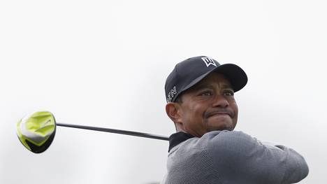 Tiger Woods-Golf-mit Schläger