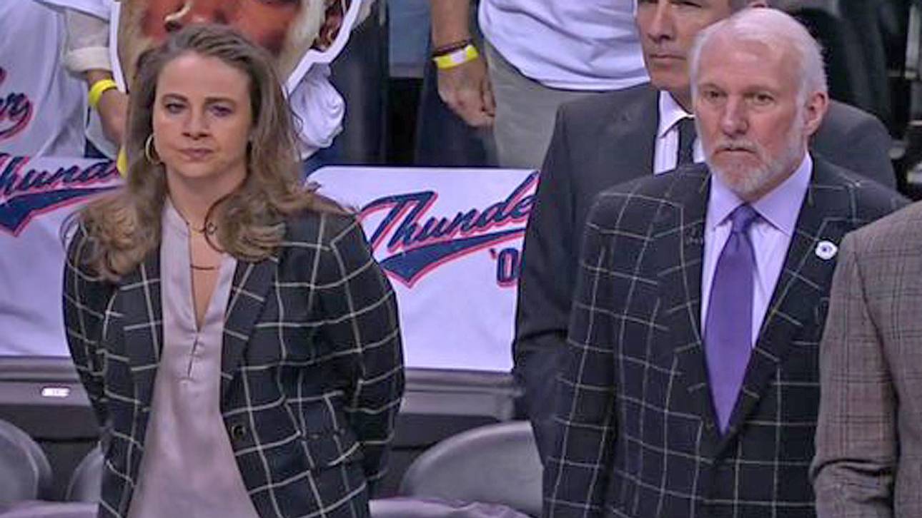 Kurios: Spurs-Trainer im Partnerlook