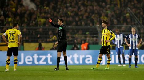 Borussia Dortmund v Hertha BSC - DFB Cup Round of 16