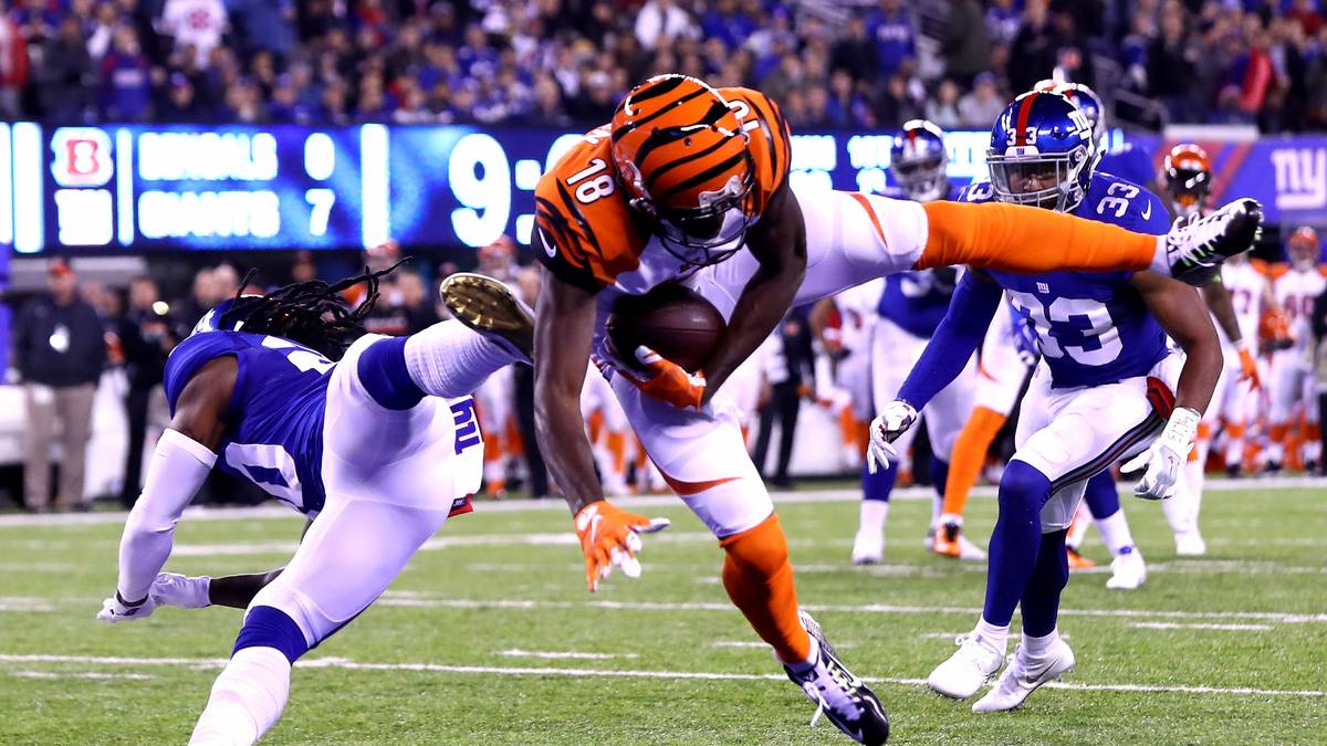 PLATZ 30 - A.J. GREEN (m., American Football, Cincinnati Bengals): 33,3 Mio. - Gehalt/Preisgelder: 32,8 Mio., sonstige Einkünfte: 0,5 Mio.