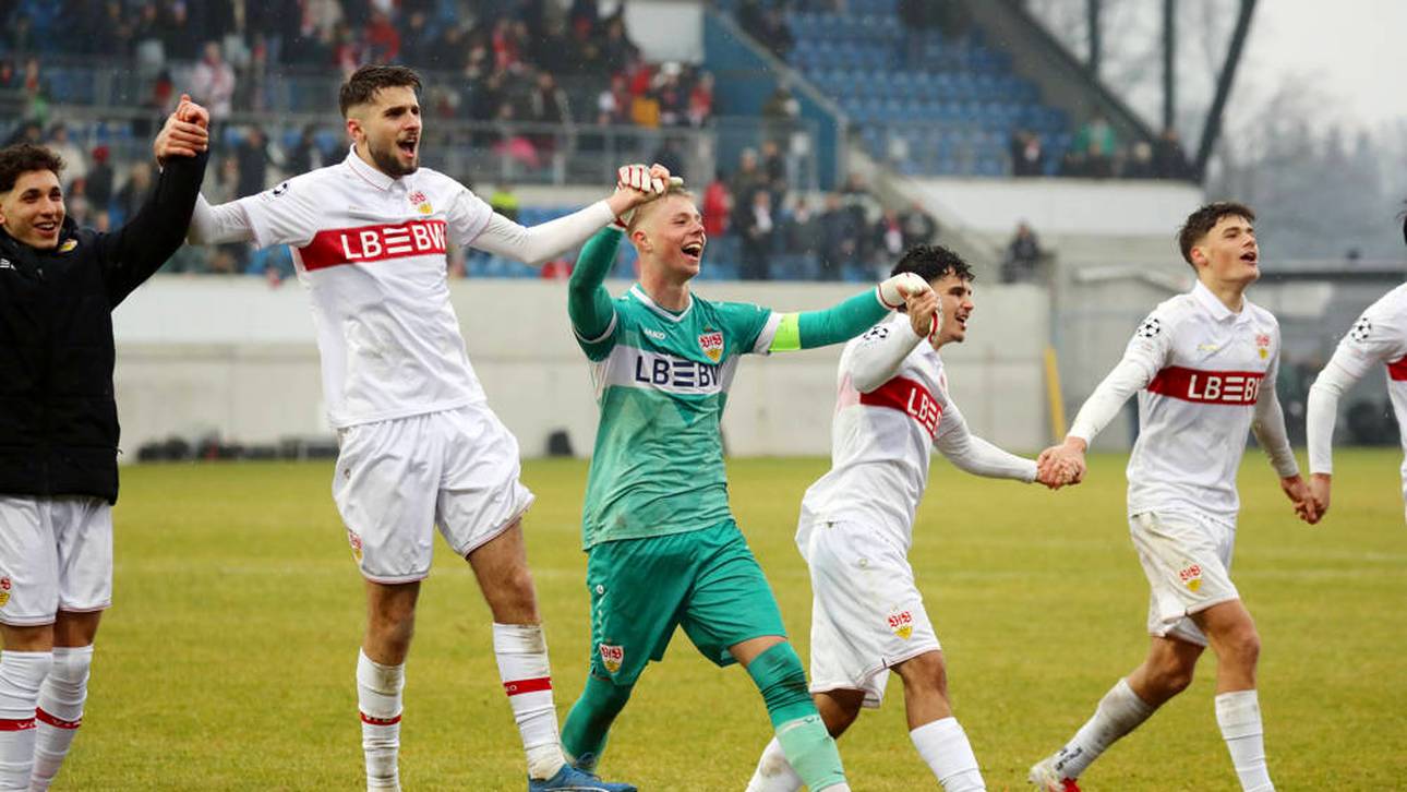 Die Stuttgarter U19 zieht spektakulär in das Achtelfinale der UEFA Youth League ein