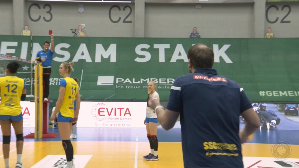 Volleyball Bundesliga: SSC Palmberg-Schwerin -SC Potsdam 3:2 - Video