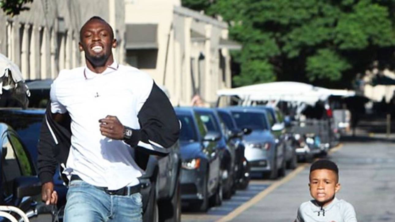 Bolt verliert Sprintduell gegen Kind