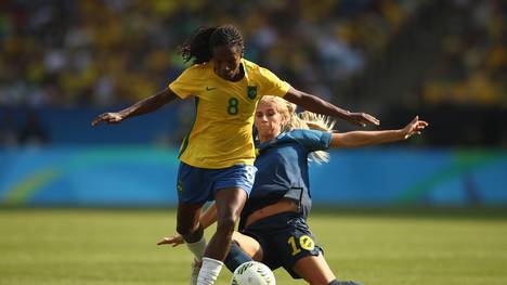 Brazil vs Sweden -  Semi Final: Women's Football - Olympics: Day 11