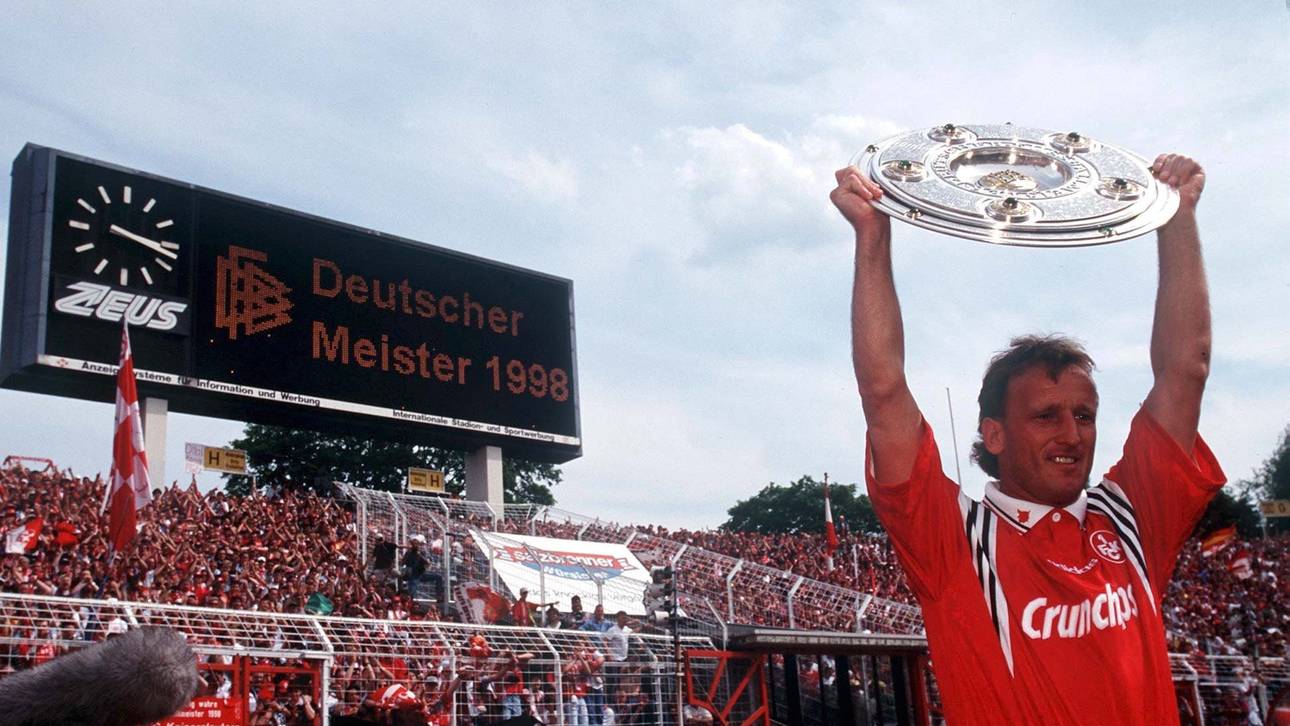 FUSSBALL: 1. BUNDESLIGA 97/98 09.05.98