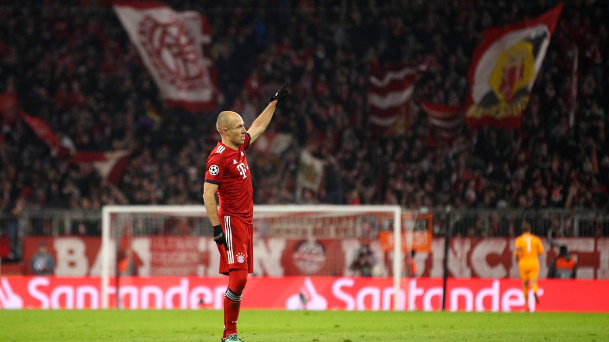 ARJEN ROBBEN (bis 72.): Erlöste sich nach rund 20 torlosen Monaten in der Königsklasse. In Robben-Manier traf der Holländer nach einem Super-Solo gegen vier Lissabonner erst mit links in die lange Ecke (13.), dann erneut mit links zum 2:0 (30.) in die kurze Ecke. Kämpfte auch in der zweiten Hälfte. Rettete Kovac mit einer Klasse-Leistung vorerst den Job. Standing-Ovations bei seiner Auswechslung. SPORT1-Note: 1