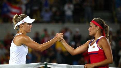 Auch im Finale der Olympischen Spiele 2016 verlor Angelique Kerber (l.) gegen Monica Puig 