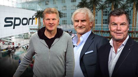 CHECK24 Doppelpass: Stefan Effenberg, Rudi Völler und Marcel Reif zu Gast