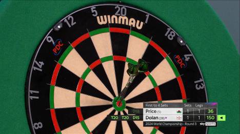 Brendan Dolan sorgt bei seinem Coup über Gerwyn Price für eine kleine Sensation. Auch in seiner Spielweise verblüfft er mit ungewöhnlichen Varianten.