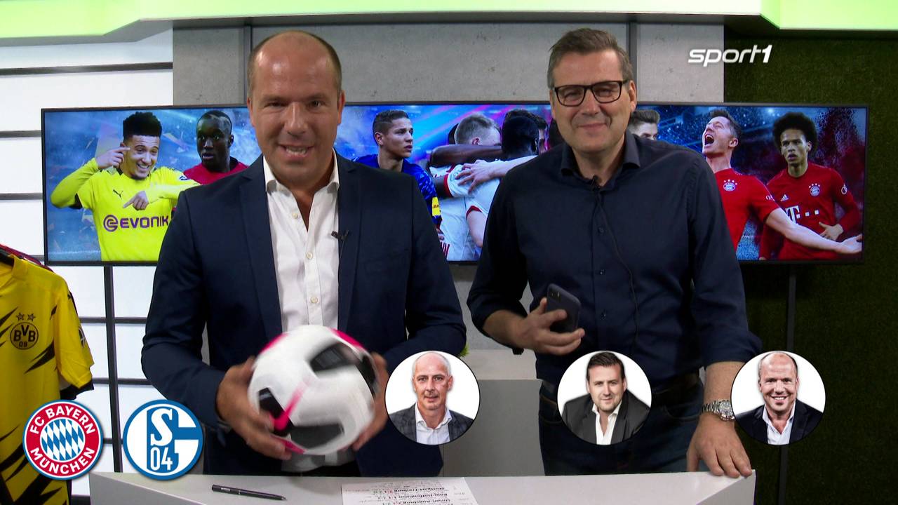 SPORT1 Tippspiel: Gottschalk, Thöne und Basler tippen Bayern gegen Schalke