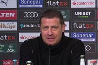 Das Corona-Virus trifft den FC Bayern mit aller Härte. Findet das Spiel gegen Borussia Mönchengladbach tatsächlich statt? Max Eberl äußert sich auf der Pressekonferenz dazu.