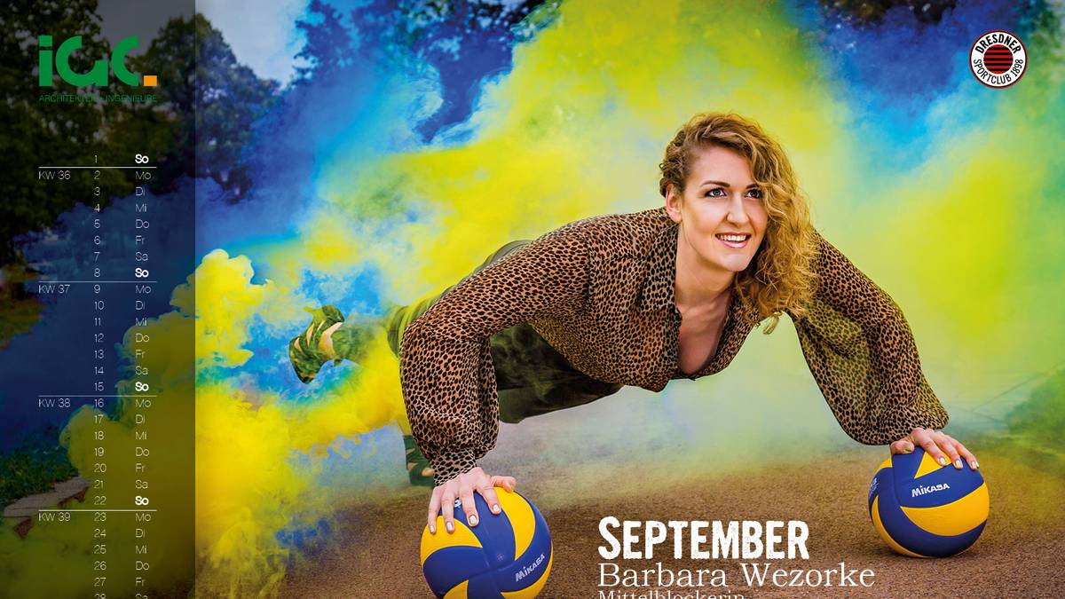 Mittelblockerin Barbara Wezorke ist zwar erst seit 2017 beim DSC, doch mit der Stadt Dresden verbindet sie mehr. Die Veganerin spielte bereits im Ausbildungsteam des VC Olympia. 