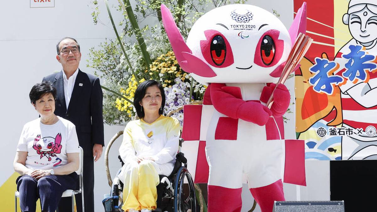 Someity ist das Maskottchen der Paralympics in Tokio