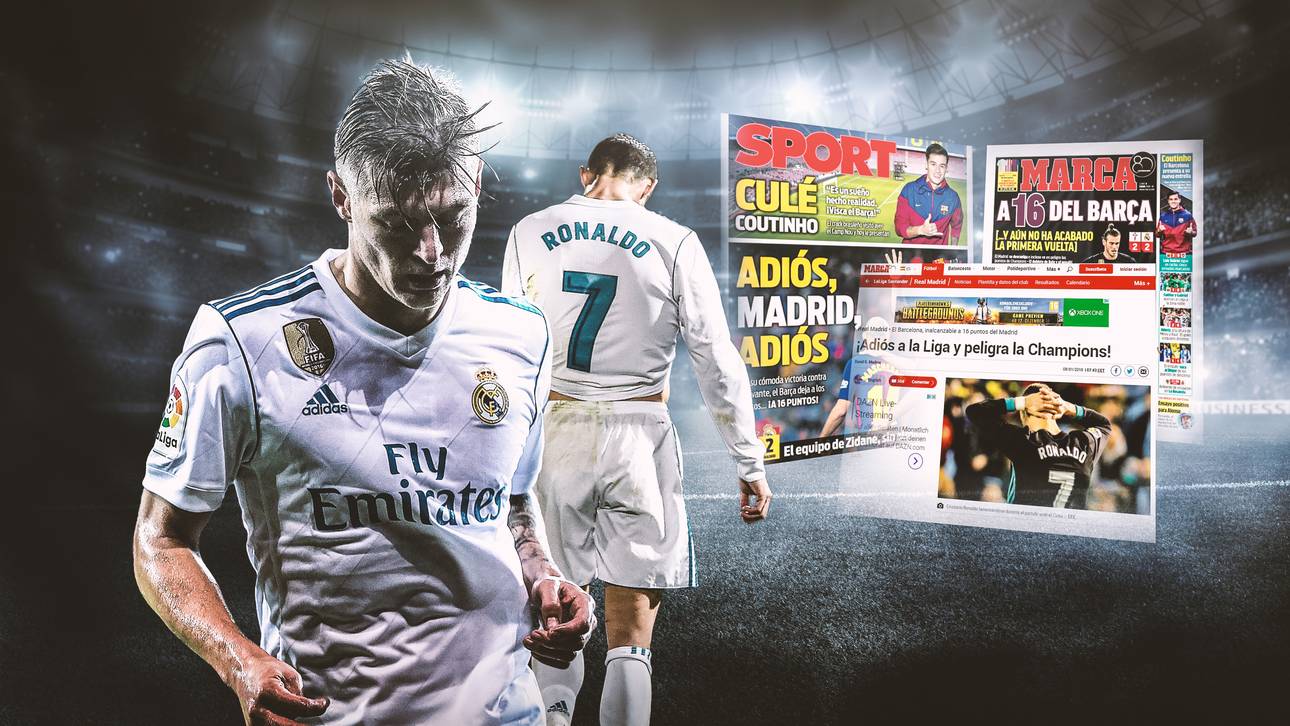 16 Punkte Rückstand: Real droht GAU