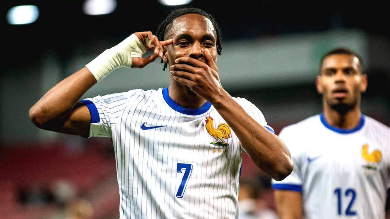 Mathys Tel darf wieder jubeln