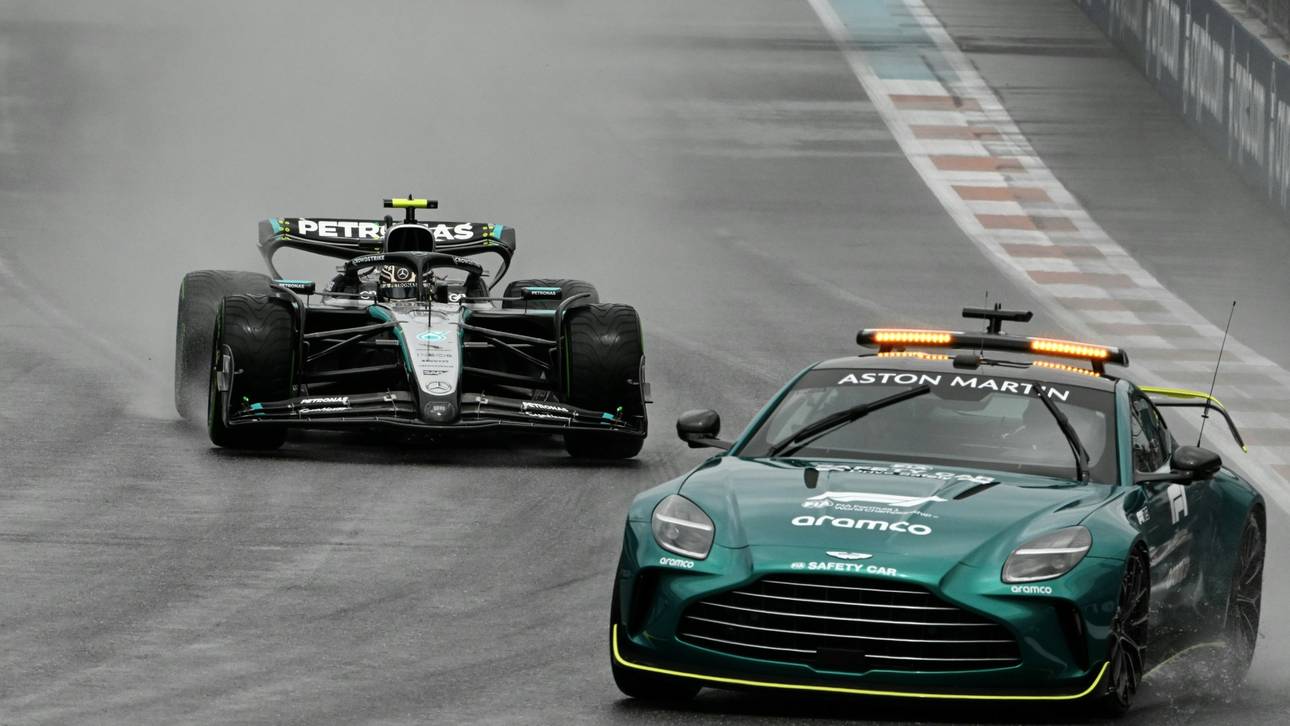 Nasse Strecke in Miami: Leclerc fliegt ab, Start verschoben