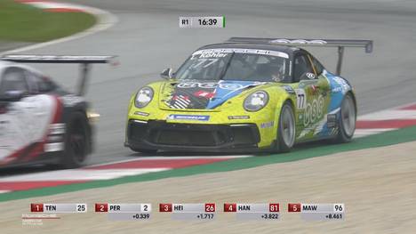Leon Köhler verpatzt den Start von der Pole-Position und kämpft sich in spannenden Duellen zurück nach vorne.