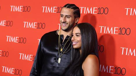 Colin Kaepernick mit seiner Freundin Nessa Diab bei einer Gala des Time Magazin