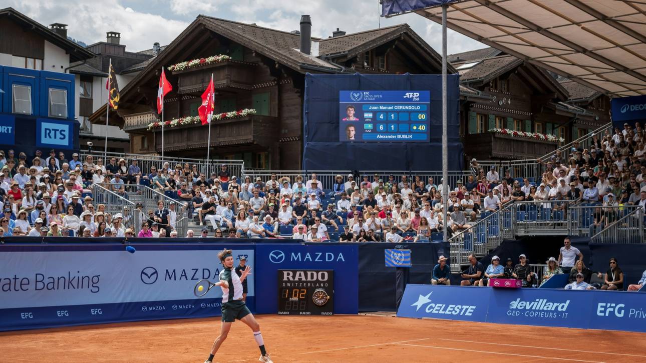 Bublik triumphiert in Gstaad