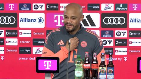 Bayern-Trainer Vincent Kompany wird auf der Pressekonferenz vor dem Duell mit der TSG Hoffenheim mit einem möglichen Ausfall von Manuel Neuer konfrontiert - und reagiert direkt.