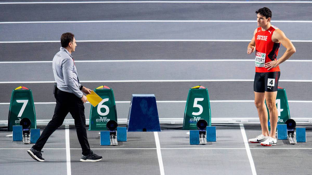 Enrico Güntert erlebte bei der Hallen-EM der Leichtathletik Absurdes