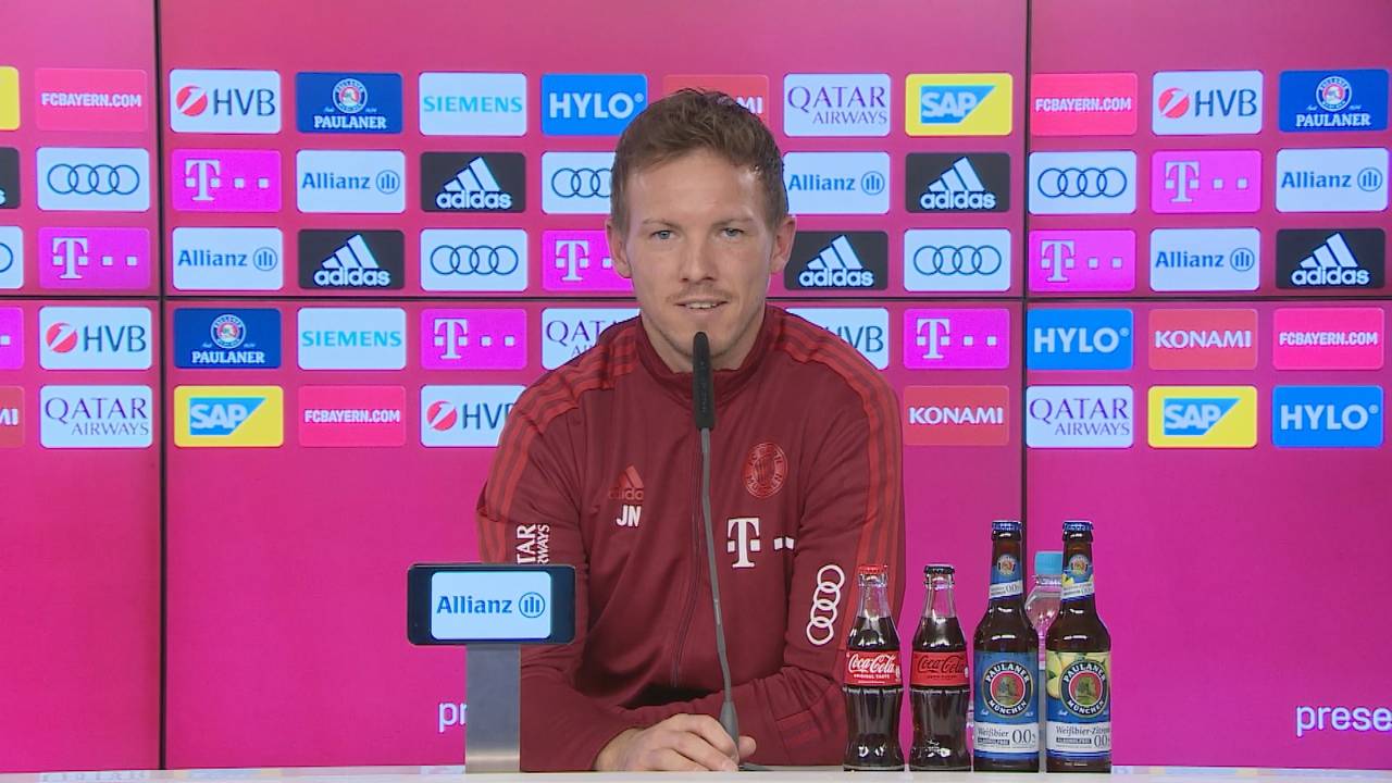 FC Bayern: Julian Nagelsmann hält Weihnachtsmonolog und grüßt die Fans