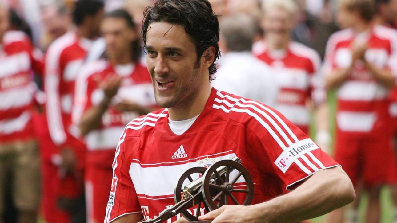 Luca Toni wurde während seiner Zeit beim FC Bayern einmal Torschützenkönig